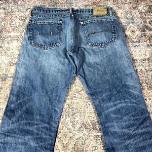 Polo Ralph Lauren Jeans Men's 32x30 Blue Cotton Denim Straight Faded Workwear